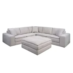 Sectionnel modulaire avec ottoman - 5 mcx