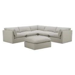 Sectionnel modulaire avec ottoman - 6 mcx
