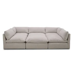 Sectionnel modulaire convertible - 6 mcx