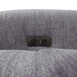 Sectionnel modulaire électrique inclinable avec 1 siège coulissant et chaise longue à gauche avec rangement - 4 mcx