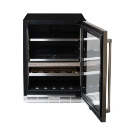 SILHOUETTE Centre à vin et boissons encastré 24″ Noir 24" - SPRWBC052D3S