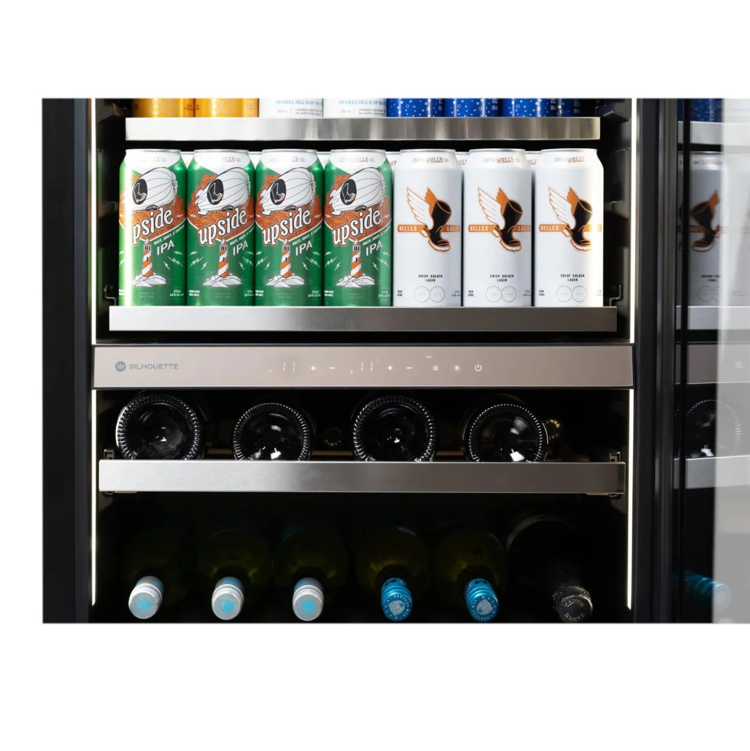 SILHOUETTE Centre à vin et boissons encastré 24″ Noir 24" - SPRWBC052D3S