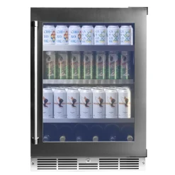 SILHOUETTE Centre de boissons encastré 24″ Inox 24" - SPRBC052D3SS