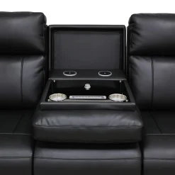Sofa inclinable électrique avec massage, chaleur et dossier rabattable avec système de son intégré