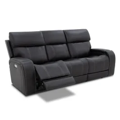Sofa inclinable électrique avec appuis-tête ajustables, siège rabattable et système de son immersif