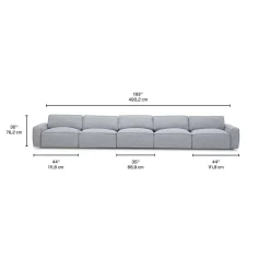 Sofa modulaire - 5 mcx