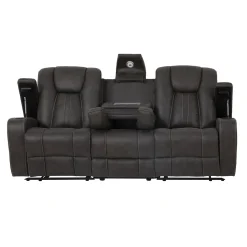 Sofa modulaire inclinable avec dossier rabattable et porte-gobelets - 3 mcx
