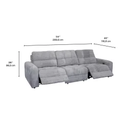 Sofa modulaire électrique inclinable- 3 mcx