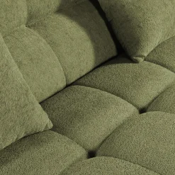 Sofa roulé et compressé dans une boite