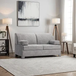 Sofa-lit compact- gris foncé