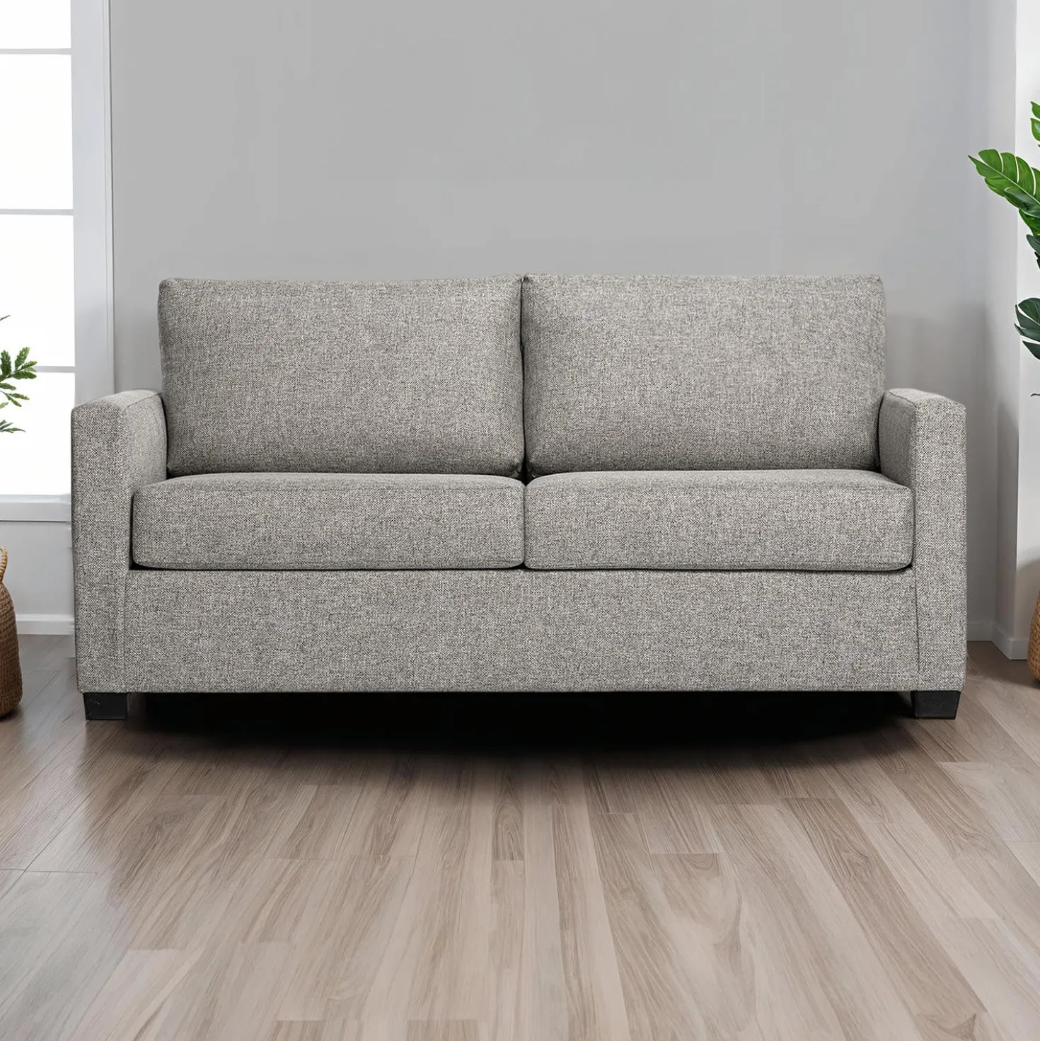 Sofa-lit double - taupe
