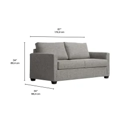 Sofa-lit double - taupe