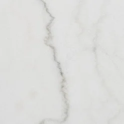Table à café rectangulaire avec plateau en marbre blanc