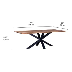 Table à manger rectangulaire - 87