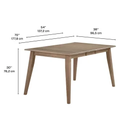 Table à manger rectangulaire extensible (54