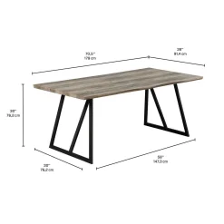 Table à manger rectangulaire 71