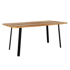 Table à manger rectangulaire en bois massif - 67