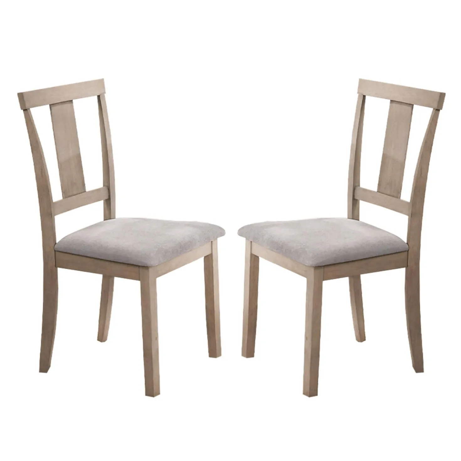 Table à manger rectangulaire avec rangement et 4 chaises - gris