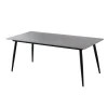 Table à manger rectangulaire en pierre sintérisée 59"