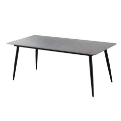 Table à manger rectangulaire en pierre sintérisée 59"
