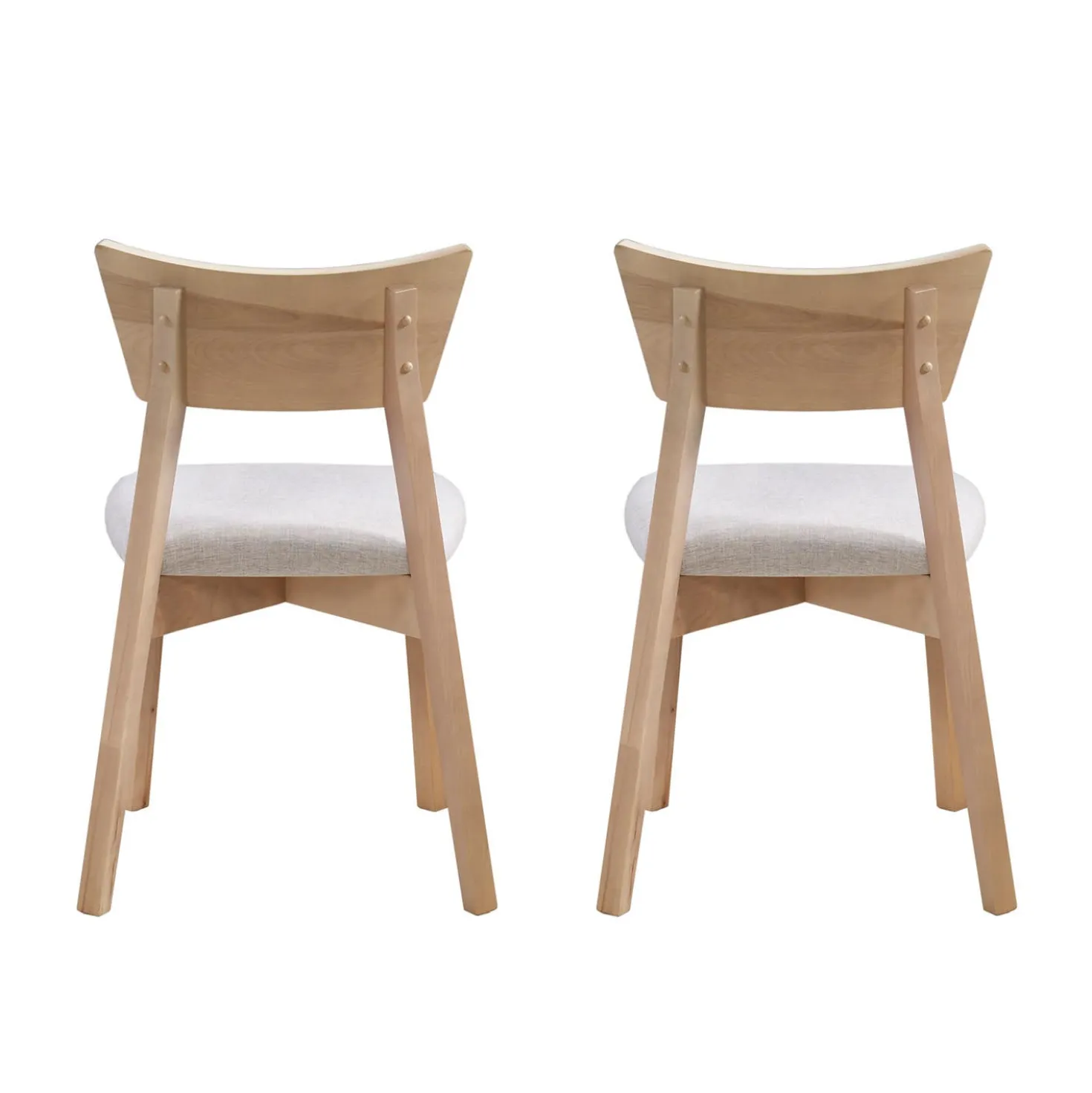 Table à manger rectangulaire extensible (48" à 60") avec 6 chaises - grège