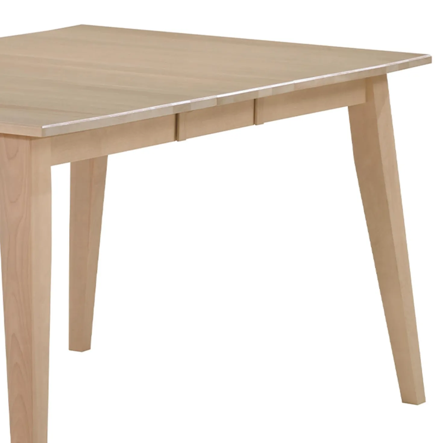 Table à manger rectangulaire extensible (48" à 60") avec 4 chaises et banc - grège