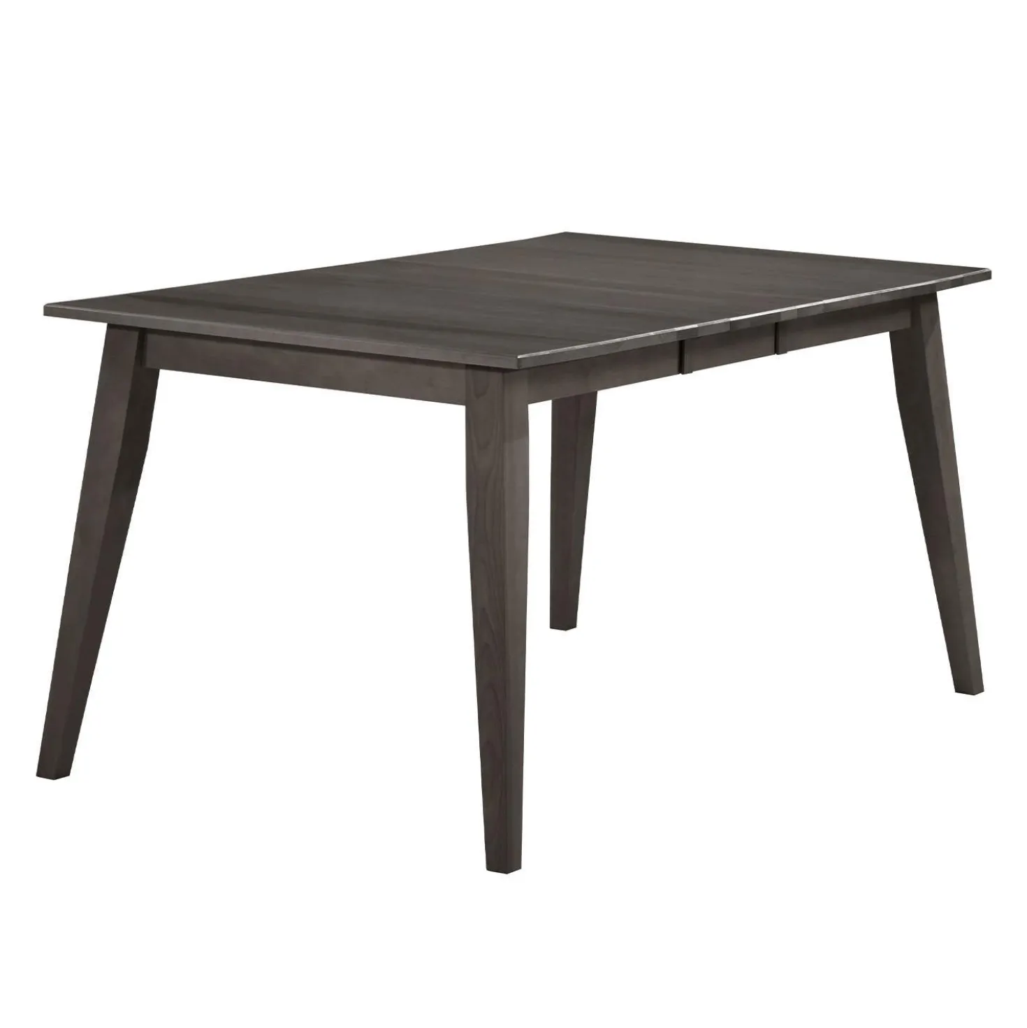Table à manger rectangulaire extensible (48" à 60") avec 4 chaises et banc - ardoise