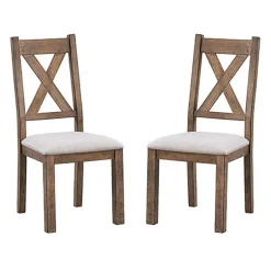 Table à manger rectangulaire avec 4 chaises - beige