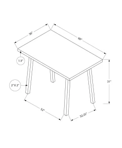 Table à manger rectangulaire 60