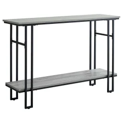 Table console - côtés en forme de h, 1 tablette, rectangulaire - 48"L - fau - Monarch