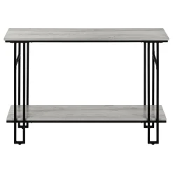 Table console - côtés en forme de h, 1 tablette, rectangulaire - 48