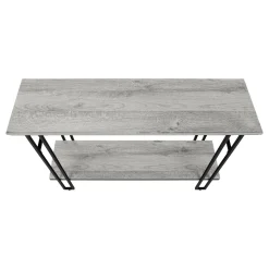 Table console - côtés en forme de h, 1 tablette, rectangulaire - 48
