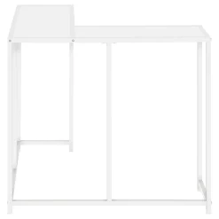 Table console - forme de L, coin, cadre en métal - 36