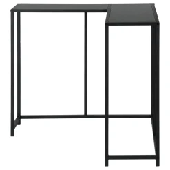 Table console - forme de L, coin, cadre en métal - 36
