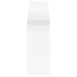 Table console - panneau épais, base asymétrique - 48