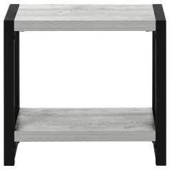 Table d'appoint - 2 niveaux, 1 tablette, panneaux épais, rectangulaire - 2 - Monarch