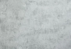 Table d'appoint - métal chrome, gris cimente avec tiroir - Monarch