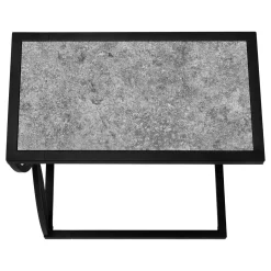 Table d'appoint en c - base avec motif de pétales, rectangulaire - 25