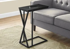 Table d'appoint en c - base avec motif des triangles asymétriques, rectangul - Monarch