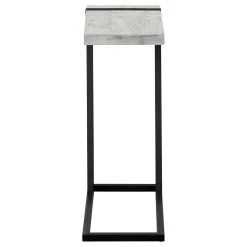 Table d'appoint en c - dessus épais, rectangulaire - 25