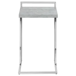 Table d'appoint en forme de c - dessus de panneau épais, large, rectangulai - Monarch