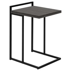 Table d'appoint en forme de c - dessus de panneau épais, large, rectangulai - Monarch