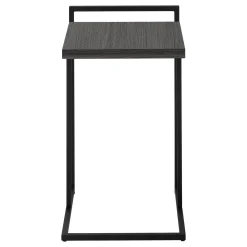 Table d'appoint en forme de c - dessus de panneau épais, large, rectangulai - Monarch
