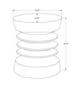 Table d'appoint intérieur ou extérieur 25