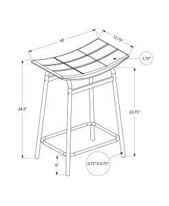 Tabouret de bar (boîte de 2)