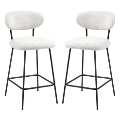 Tabourets (bte de 2) - blanc