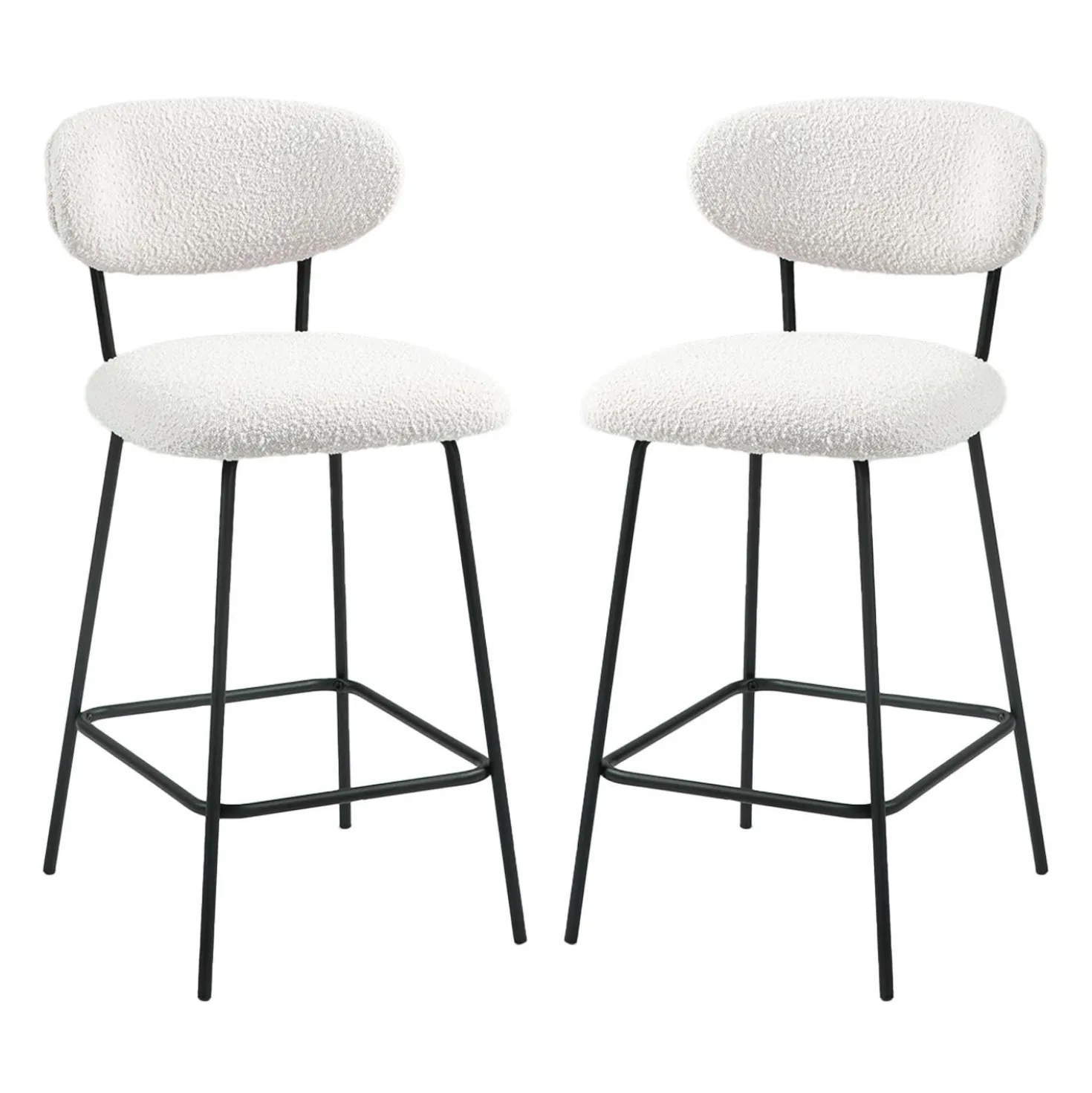 Tabourets (bte de 2) - blanc