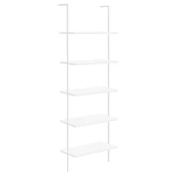 Étagère - 72"H, echelle blanc, métal blanc - Monarch