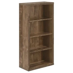 Étagère - 48"H, faux bois brun, tablettes ajustable - Monarch
