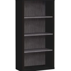 Étagère - 48"H, noir, gris avec tablettes ajustable - Monarch